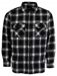 Independent Shirt Mission Shirt - Black Check - Skatewarehouse.co.uk