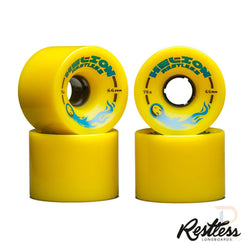 Restless Helion (4) Yellow - / 78a Skateboard Wheels - 66mm