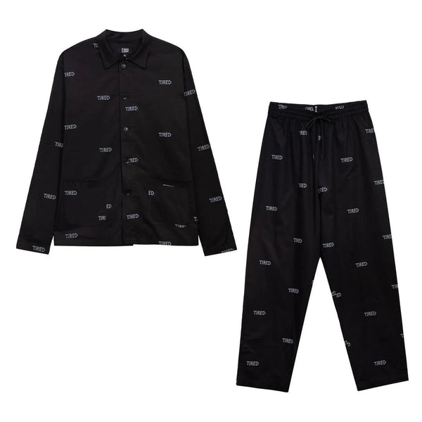 Tired Broken Bones Pant Pyjamas Black - M
