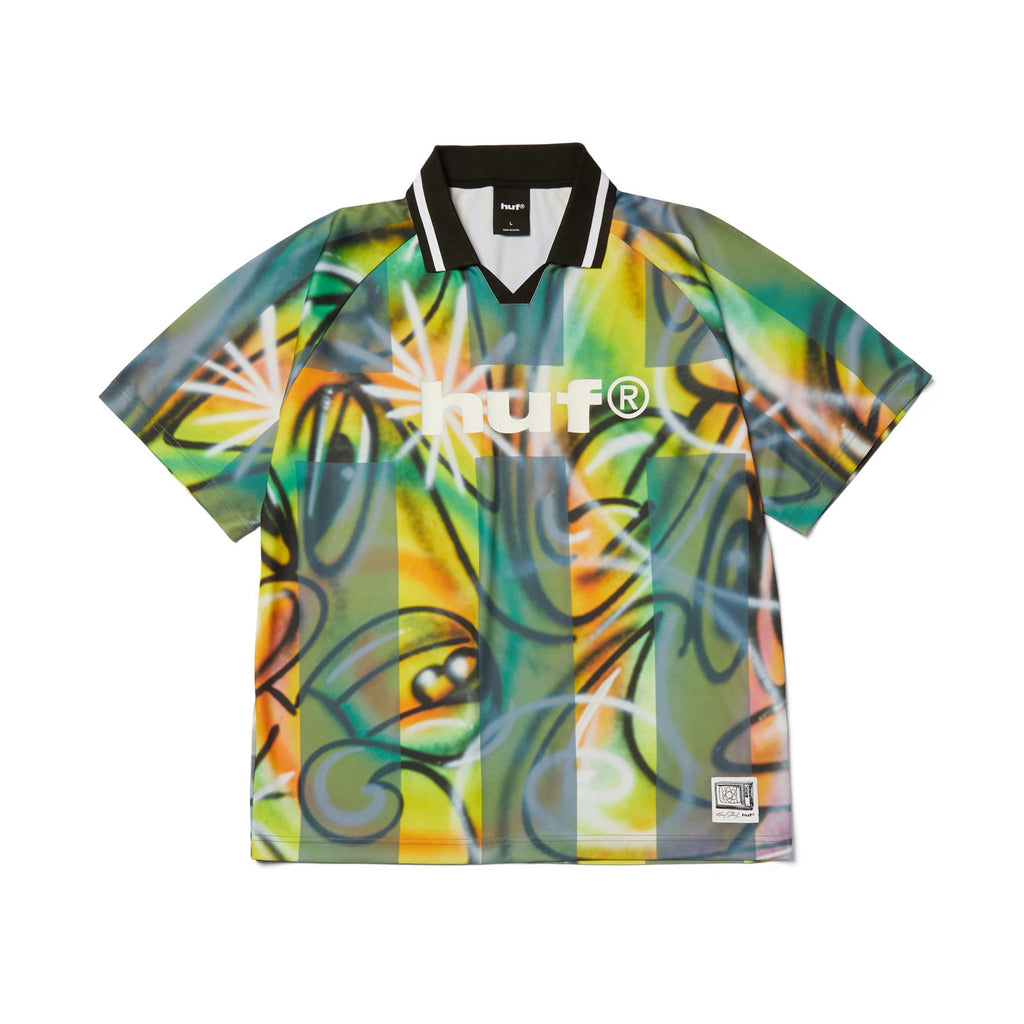 HUF x Kenny Scharf | Multitud Soccer Jersey (Multi) T-Shirt - S
