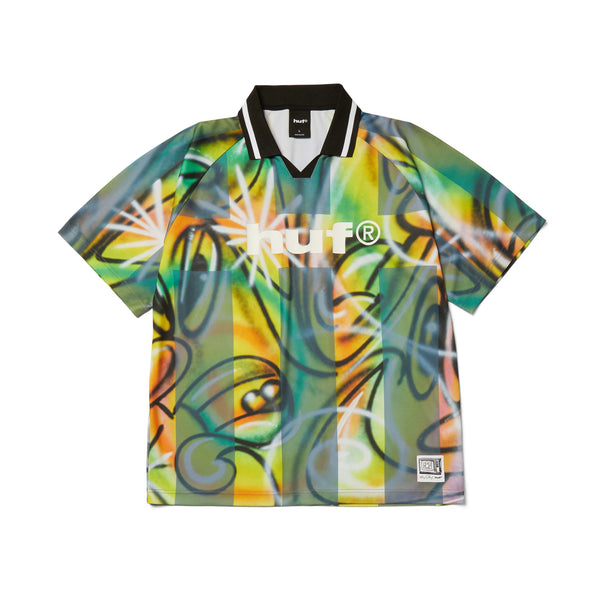 HUF x Kenny Scharf | Multitud Soccer Jersey (Multi) T-Shirt - S