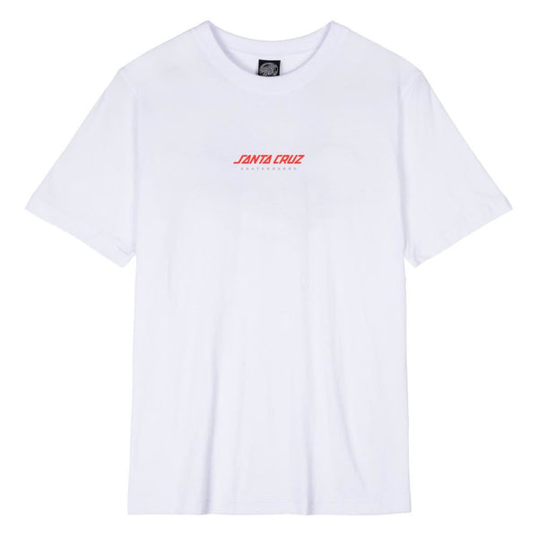 Santa Cruz Womens T-Shirt Serpent Japanese Dot - White - Skatewarehouse.co.uk