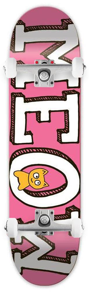 Meow DSM Logo Pink x Venom Custom Complete Skateboard - 7.75