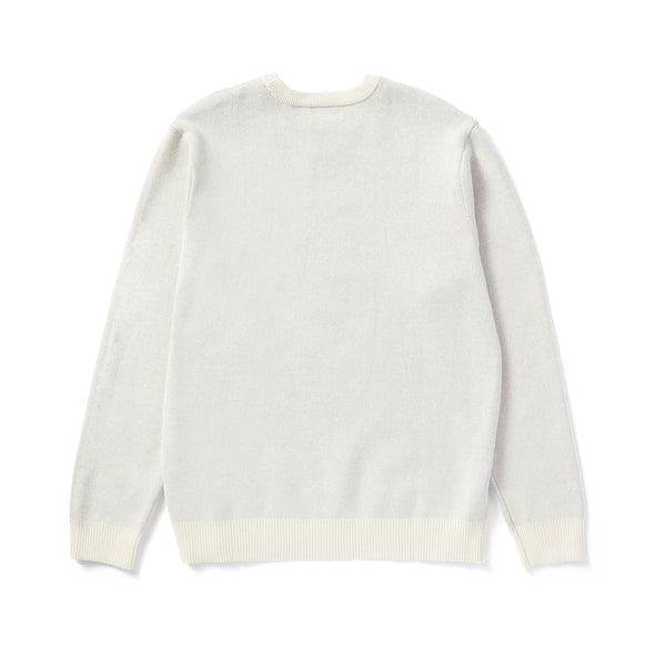 HUF Bad News Crewneck Sweater (Bone) - L