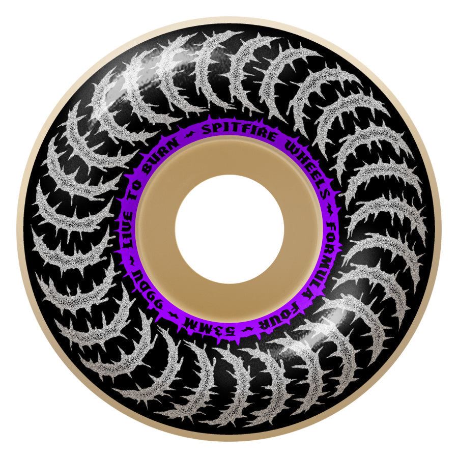 Spitfire F4 99Du Deathmask II Classic (Natural) Skateboard Wheels - 53mm
