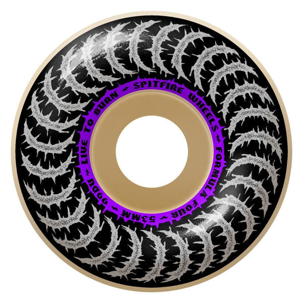 Spitfire F4 99Du Deathmask II Classic (Natural) Skateboard Wheels - 53mm