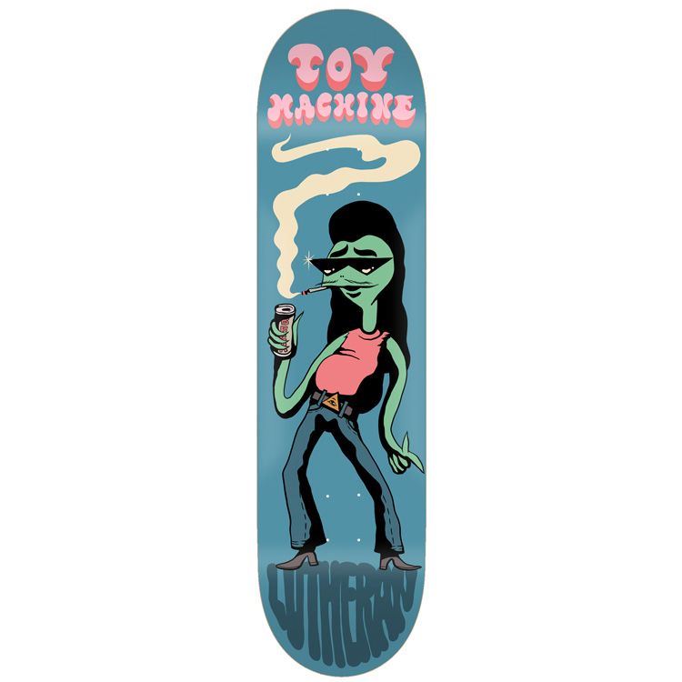 Toy Machine Daniel Lutheran 'Turtle Boy' (Artwork by Stevie Gee) Skateboard Deck - 8.0" - Skatewarehouse.co.uk
