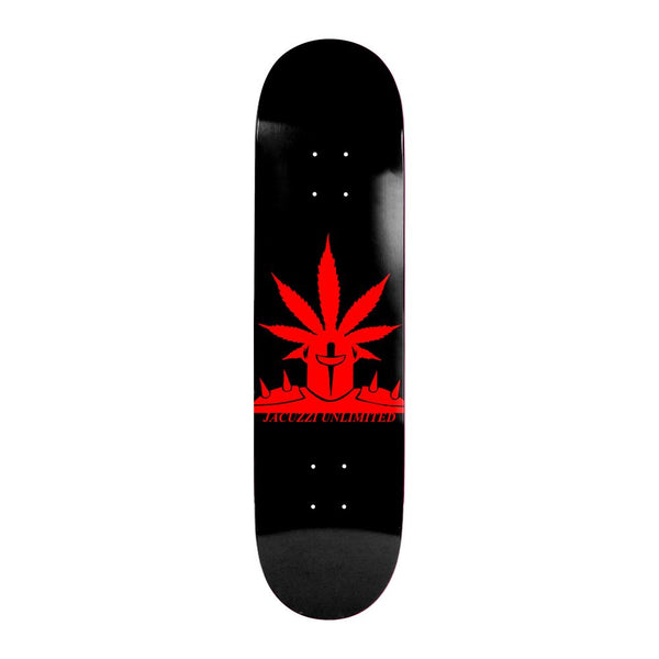 Jacuzzi Unlimited Weedstar EX7 Black / Red Skateboard Deck - 8.25