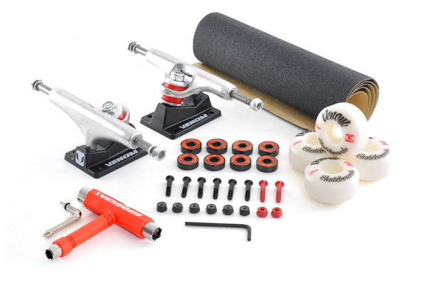 Venom Skateboards Core Wheels & Trucks Undercarriage Kit - 5.0