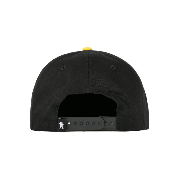 Grizzly Midfield Unstructured Snapback Cap Black - - Skatewarehouse.co.uk