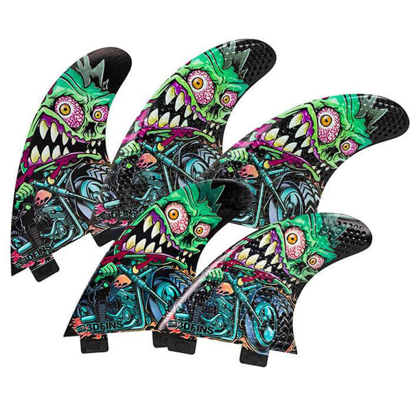 3D Fins - All Rounder 5 Fin - Medium - Rider (FCS1 / Futures)