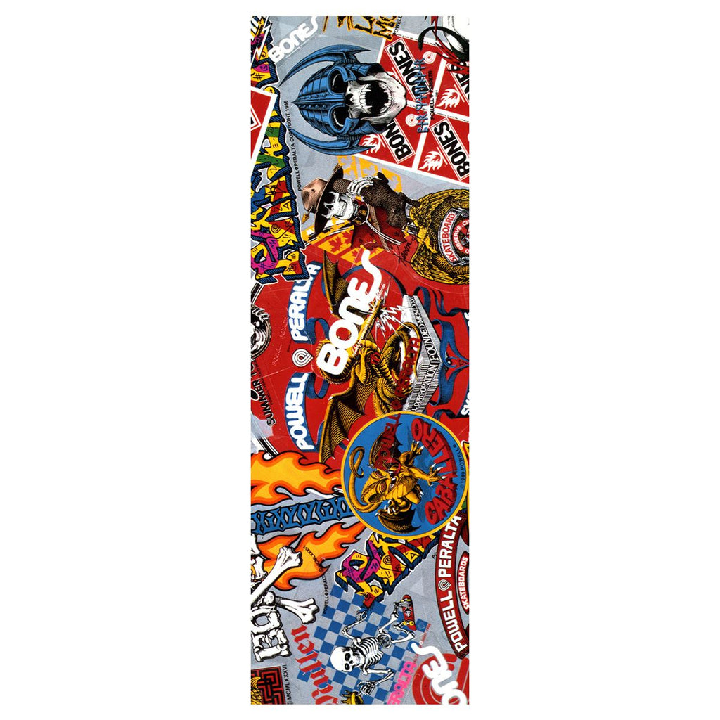 Powell Peralta OG Collage 3 White 10.5" x Skateboard Grip Tape