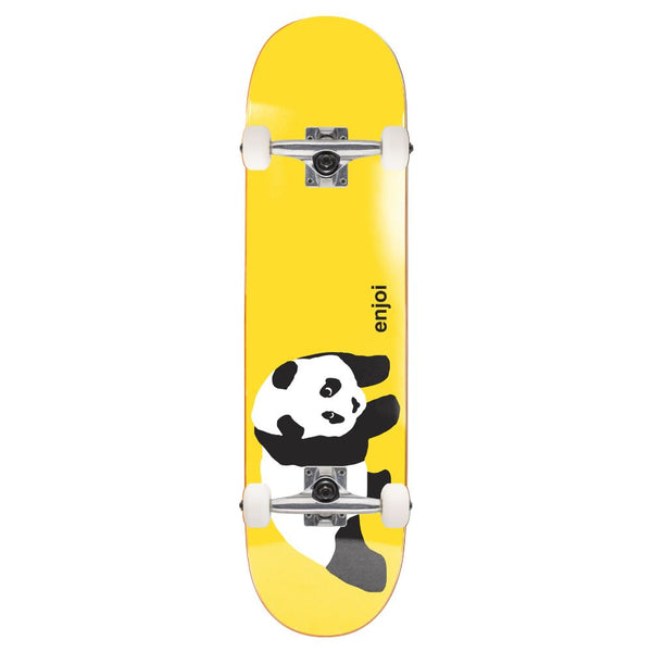 Enjoi Panda FP Yellow Complete Skateboard - 7.5