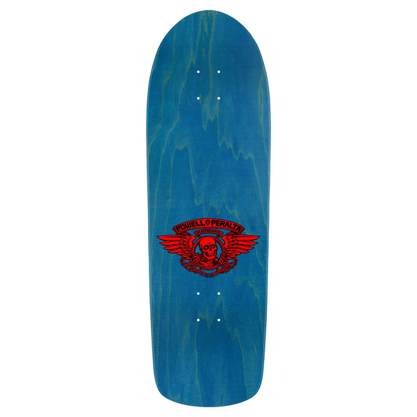 Powell Peralta Old School Ripper Red / Aqua Foil - x Skateboard Deck - 9.89