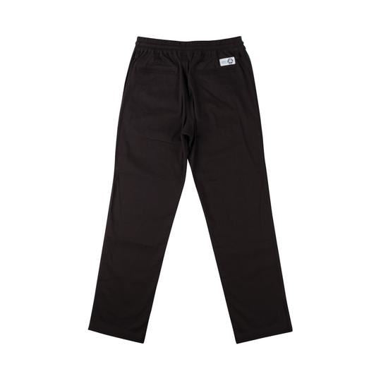 Dark Wave Split-Colour Elastic Pants (Black / Dark Teal)