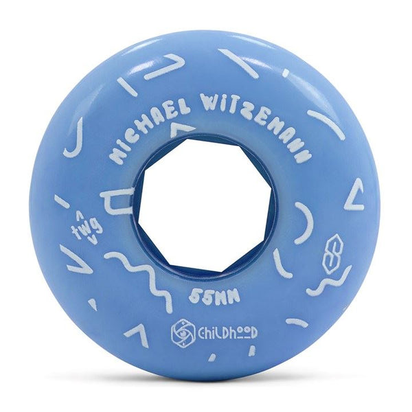 Red Eye Childhood Witzemann Inline Skate Wheels - Blue