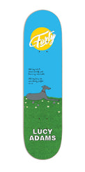 Forty Lucy Adams Old Dogs Skateboard Deck - 8.5"