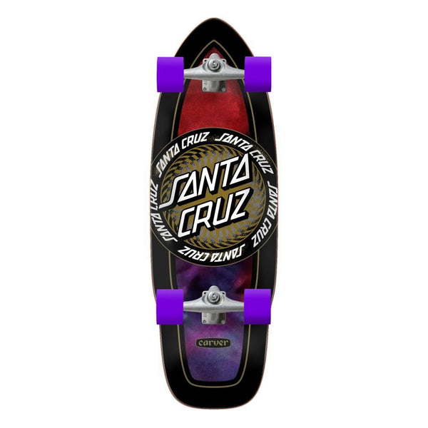 Santa Cruz x Carver Surfskate Cruzer Infinite Ringed Dot Cut Back - CX - 9.75