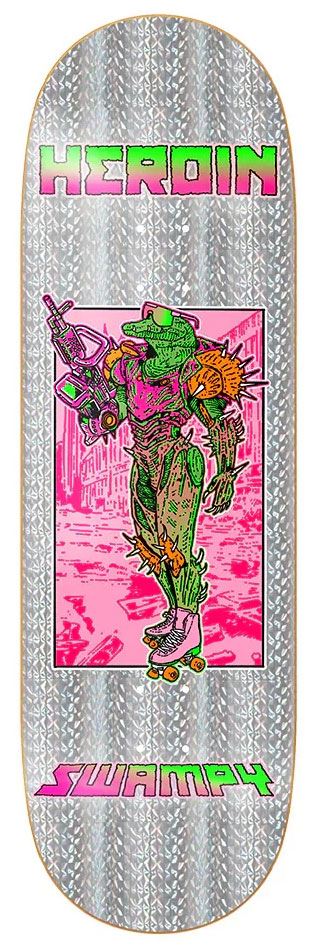 Heroin Swampy Hellscape Skateboard Deck - 10.0