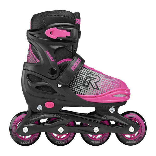 Roces Inline Skates Jokey X - Black / Pink - Skatewarehouse.co.uk