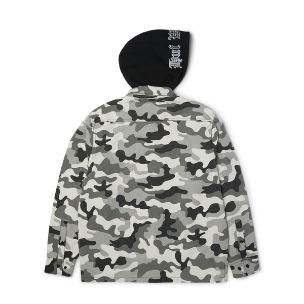 Olympia Camo Hooded Overshirt (Camo)