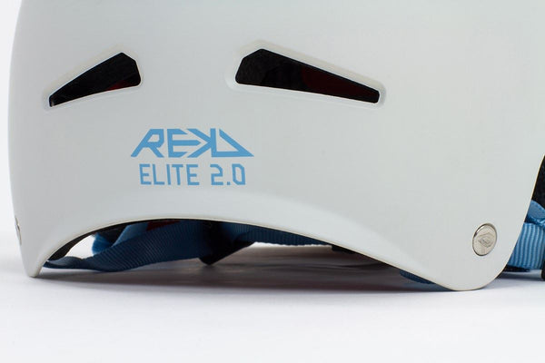 REKD Elite 2.0 Skateboard Skate Scooter BMX Helmet - Grey - Skatewarehouse.co.uk