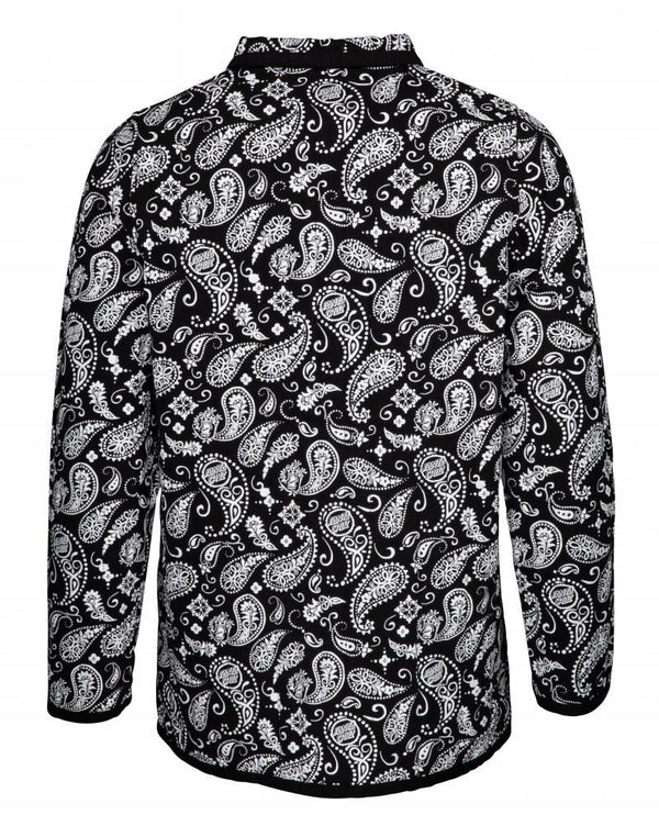 Santa Cruz Womens Jacket Screaming Paisley Jacket - Black / White - Skatewarehouse.co.uk
