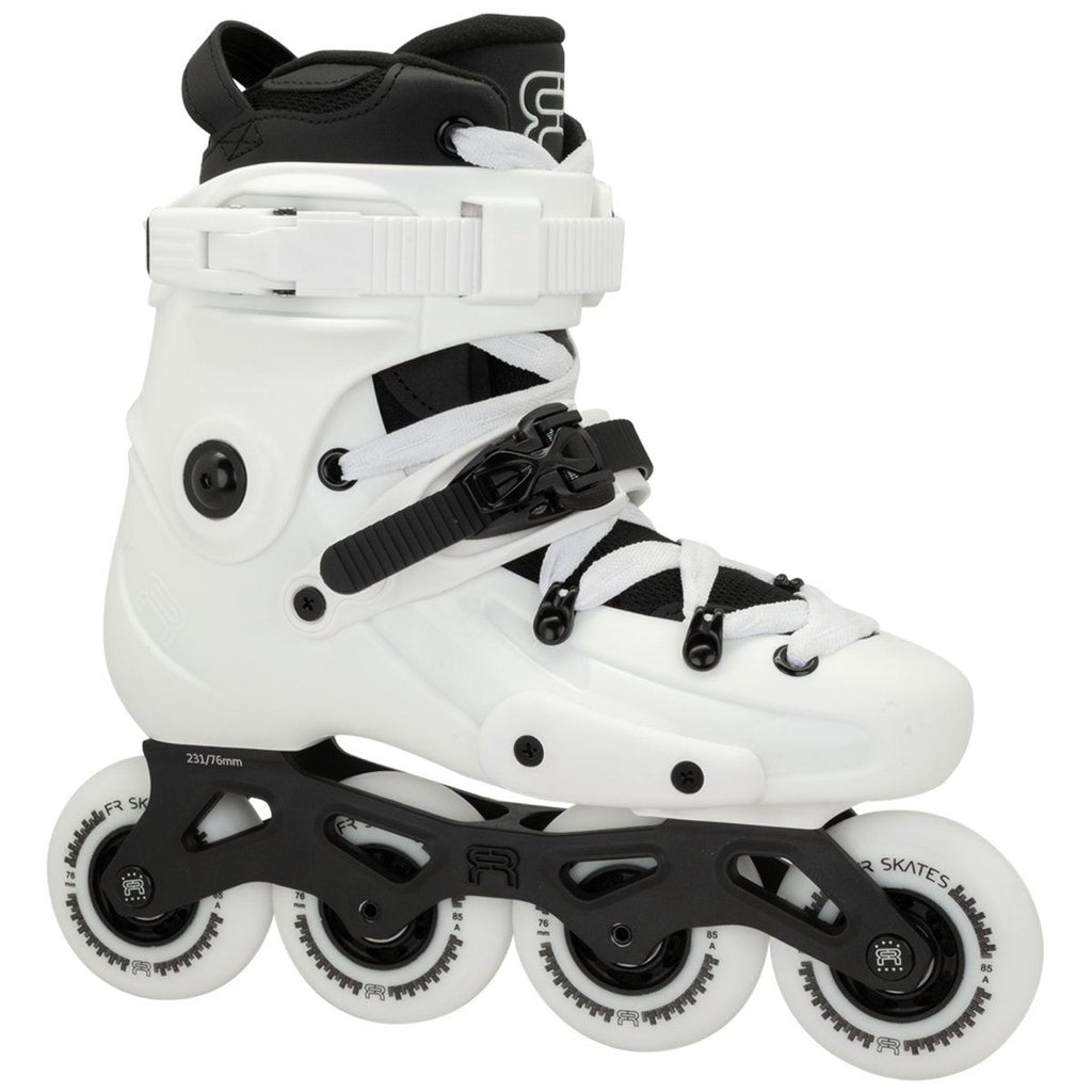 FR J CLUB V2 Adjustable In-Line Skates - White