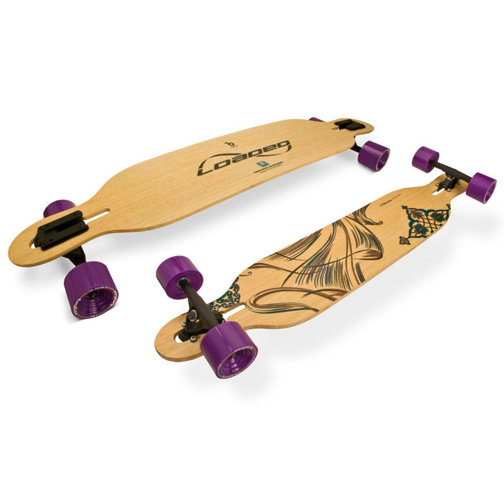 Loaded Boards Dervish 1 - Downhill & Carving - Inheat Purple Longboard Complete