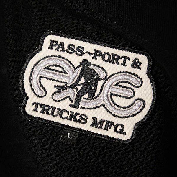 Ace x Passport 'Movers Jacket' Black - Skatewarehouse.co.uk