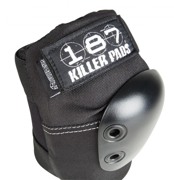 187 Killer Pads Slim Elbow - Black - Skatewarehouse.co.uk