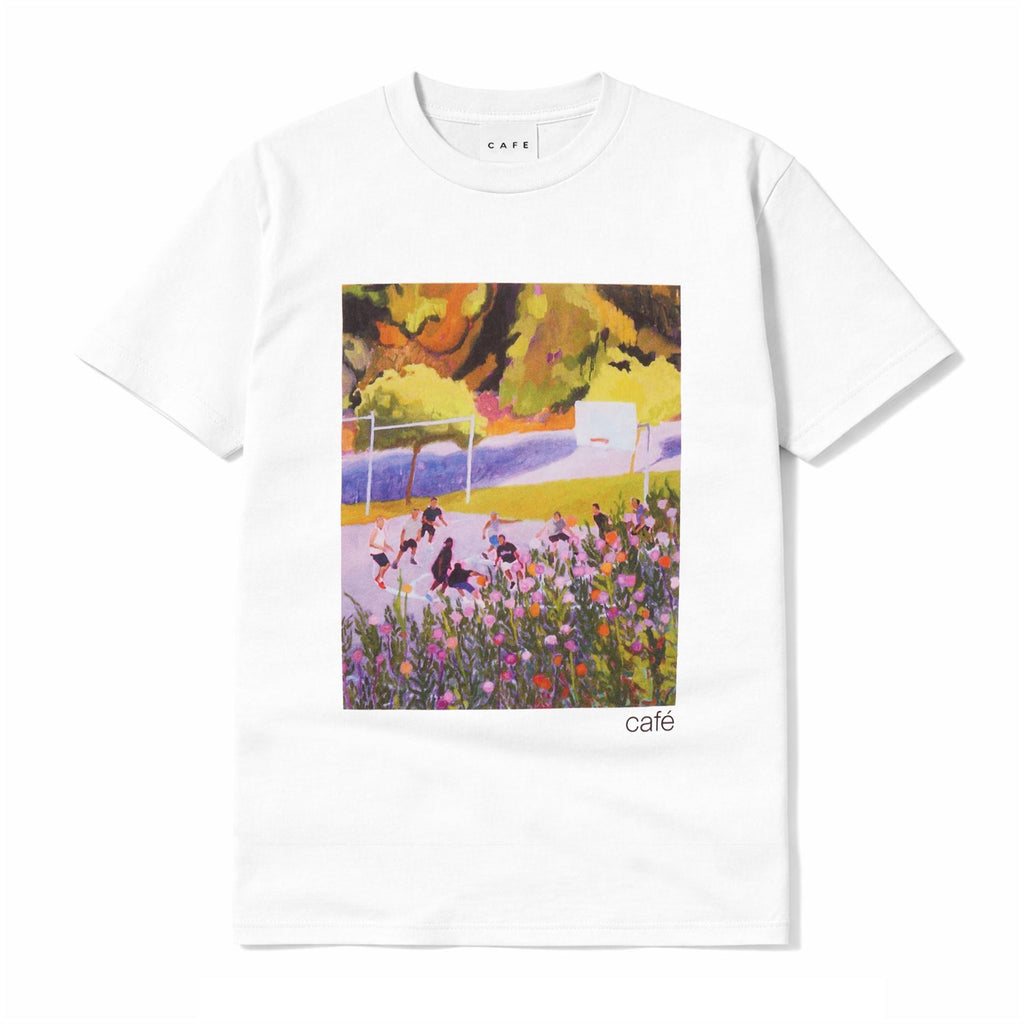 Skateboard Cafe Courts Tee (White)