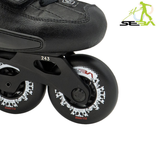 Seba TRIX 2 80 In-Line Skates - Black