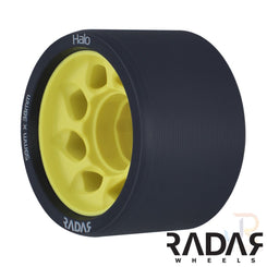 Radar (4) - Halo - Charcoal / Yellow - / 91a Skateboard Wheels - 59mm