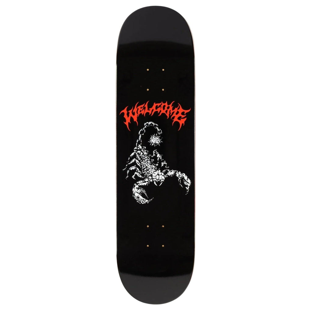 Welcome Skateboards Mace on Popsicle (Black) Skateboard Deck - 8.25"