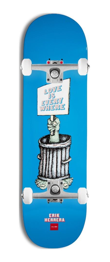 Chocolate World Is Yours Erik Herrera x Venom Custom Complete Skateboard - 8.5