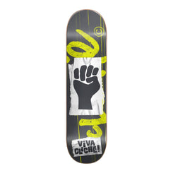 Cliché Viva Grey / Lime Skateboard Deck - 8.5"