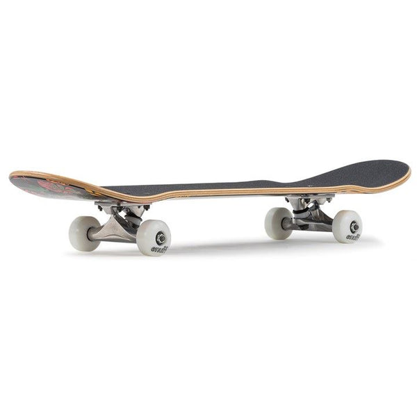 Enuff Floral Orange Complete Skateboard Bundle - SFR Helmet & Pads