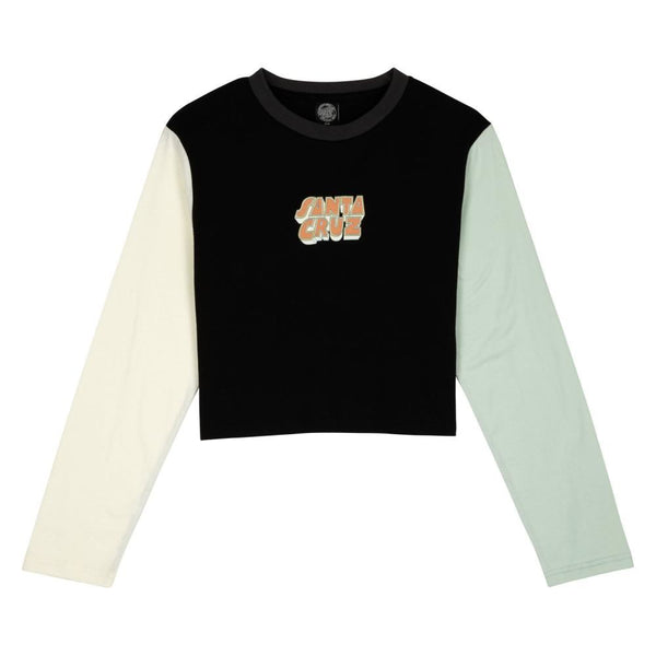 Santa Cruz Womens L/S T-Shirt Foxy Sun - Multi - Skatewarehouse.co.uk