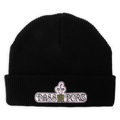 Gardenia Beanie (Black) - O/S