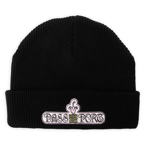Gardenia Beanie (Black) - O/S