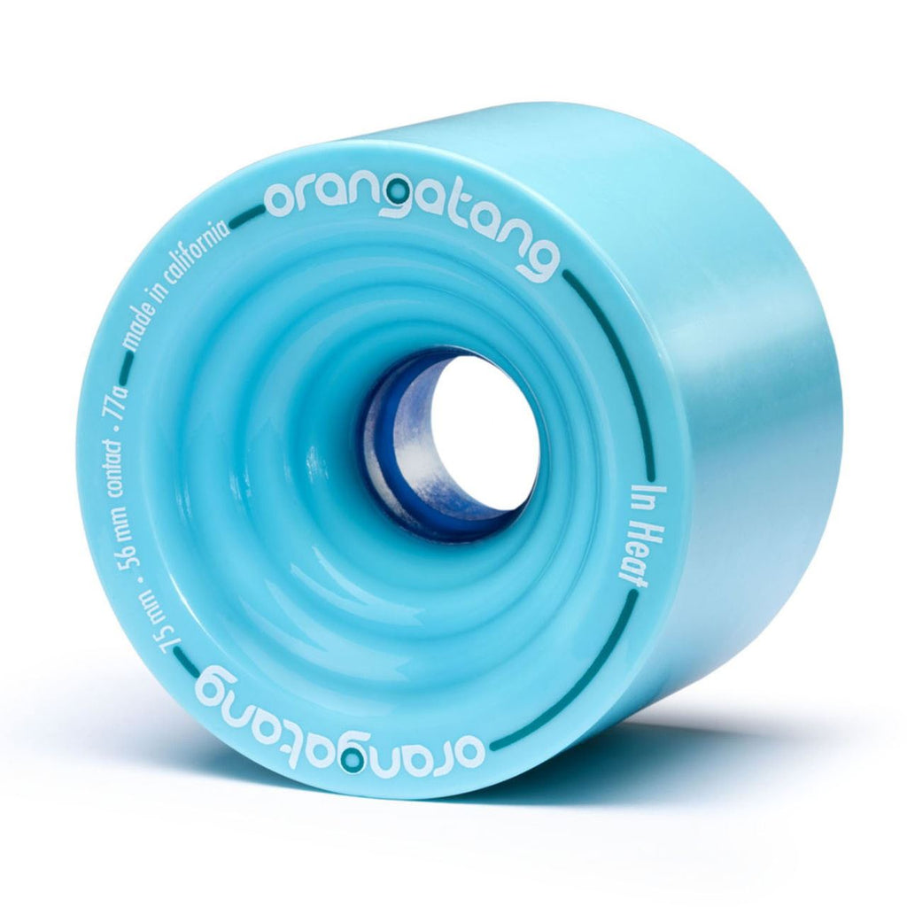 Orangatang "In Heat" Blue 75Mm 77A (Set 4) - Skatewarehouse.co.uk