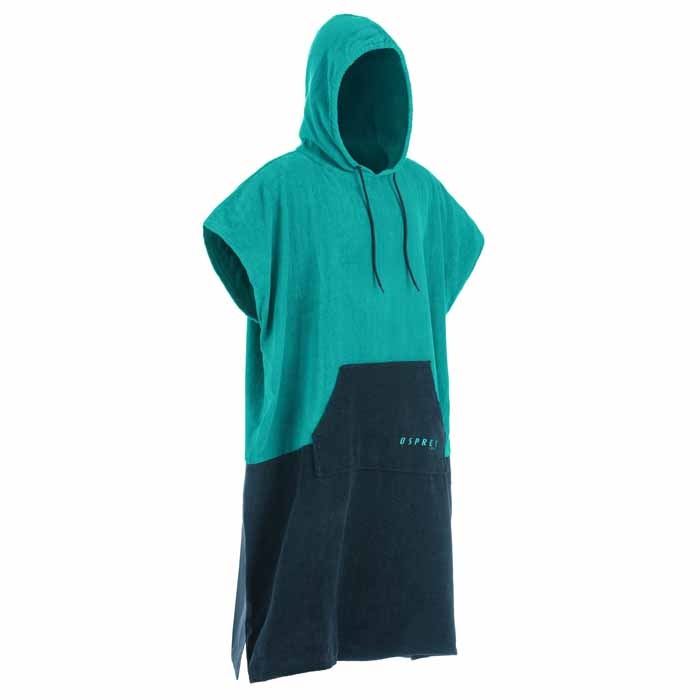 Osprey Adult Hooded Poncho - Aqua