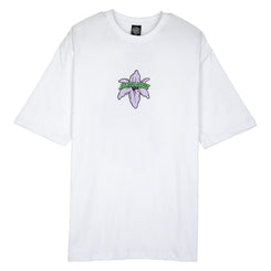 Santa Cruz Womens T-Shirt Wooten Bionic Oversized - White - Skatewarehouse.co.uk