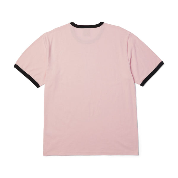 HUF Cherries Ringer Tee (Dusty Pink)