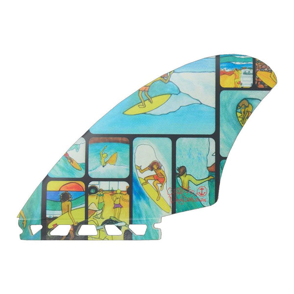 Captain Fin Co - Andy Davies Keel - Large - Multi (Futures) - L