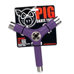 Pig Skateboard Wheels Tool Purple - - Skatewarehouse.co.uk