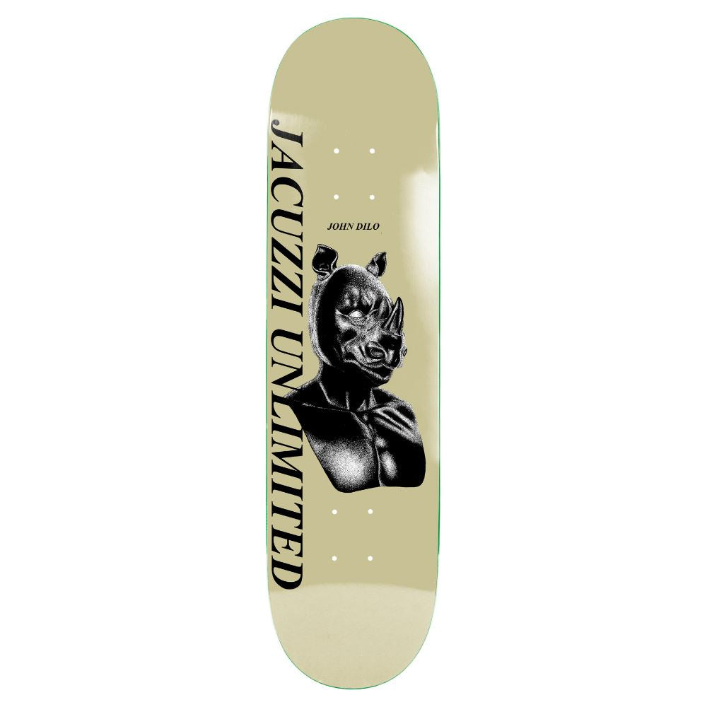 Jacuzzi Unlimited John Dilo Safe Word EX7 Light Olive Skateboard Deck - 8.375"