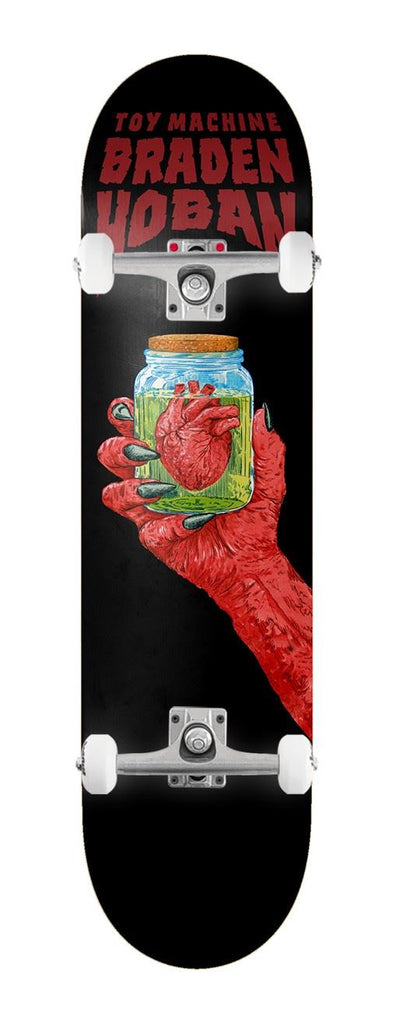Toy Machine Braden Hoban 'Heart' x Venom Custom Complete Skateboard - 8.25"