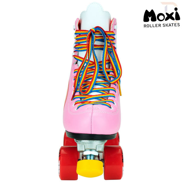 Moxi Skates Rainbow Bubblegum Pink Quad Skates - Skatewarehouse.co.uk